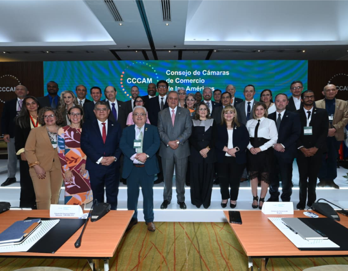Chamber representatives at the first CCCAM General Assembly in Bogotá